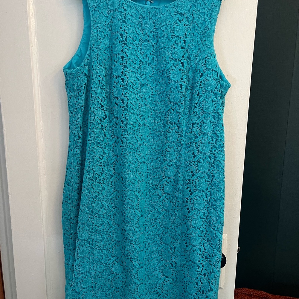 Talbots Turquoise  Dress